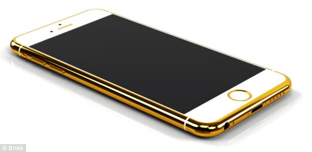 iPhone 6 gold mạ v&agrave;ng, nạm kim cương c&oacute; gi&aacute; 170 triệu