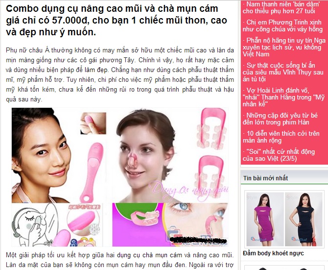 Dụng cụ thẩm mỹ tại nh&agrave; đ&atilde; xuất hiện v&agrave; được rao b&aacute;n với gi&aacute; rẻ tr&ecirc;n một số trang web