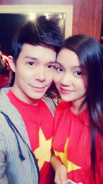 Ca sĩ Nathan Lee và Ngọc Anh.