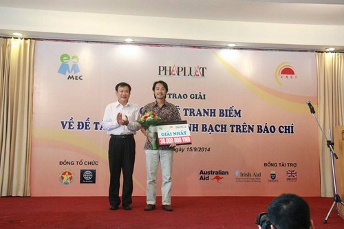 Leo Họa sĩ Lê Phương (Leo) nhận giải