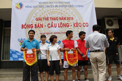 Trao giải cho các đội Á quân