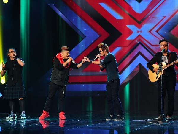 Nh&oacute;m F Band đ&atilde; thực sự l&agrave;m s&acirc;n khấu The X-Factor &ndash; Nh&acirc;n Tố B&iacute; Ẩn dậy s&oacute;ng 