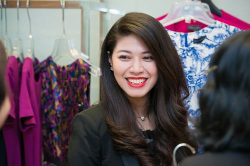 MC Ngọc Trinh đẹp rạng rỡ tại một sự kiện mới đây