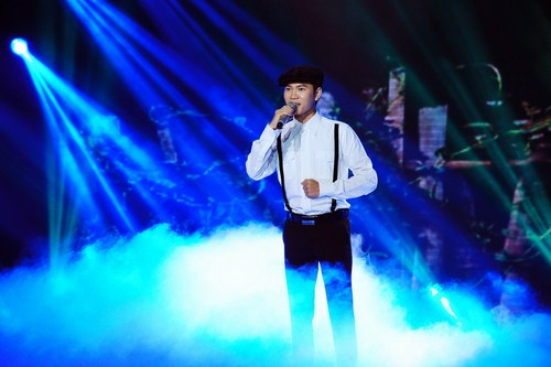 Phần biểu diễn mờ nhạt của Quang Đại tr&ecirc;n s&acirc;n khấu Nh&acirc;n tố b&iacute; ẩn
