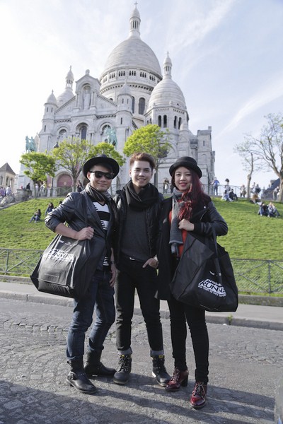 Top 3 tài năng nhà thiết kế Project Runaway đến đồi Montmatre - ngọn đồi nghệ thuật của Paris