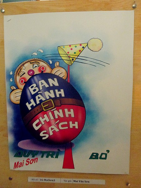 Tranh biếm họa đề cập đến các dự án “trên trời”