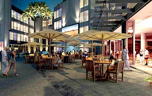 Những nh&agrave; h&agrave;ng sang trọng tọa lạc giữa kh&ocirc;ng gian xanh m&aacute;t của Indochina Plaza H&agrave; Nội