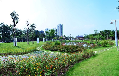 Th&agrave;nh phố xanh Ecopark - kh&ocirc;ng gian xanh m&aacute;t dịp nghỉ lễ. Ảnh minh họa