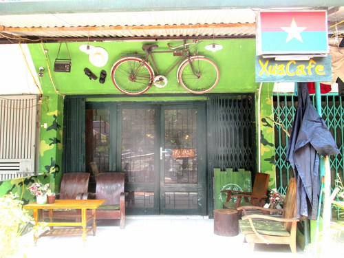 Xưa cafe t&aacute;i hiện một thời bom đạn giữa l&ograve;ng H&agrave; Nội