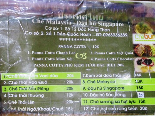 Menu hấp dẫn với gi&aacute; cả phải chăng