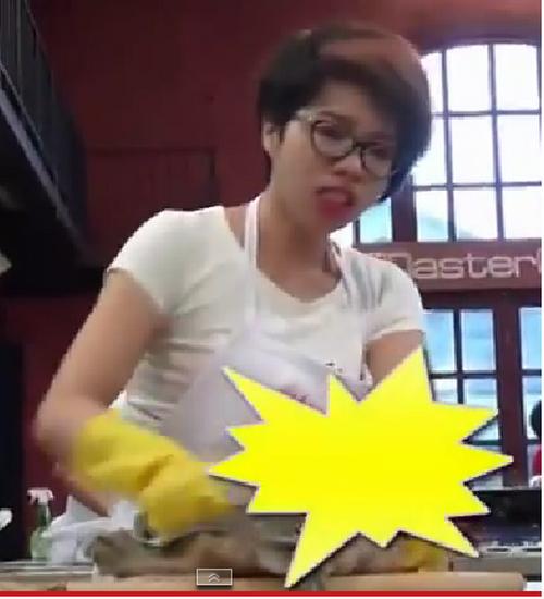 Hình ảnh phản cảm làm mất lòng khán giả của cô gái trẻ đầy bản lĩnh