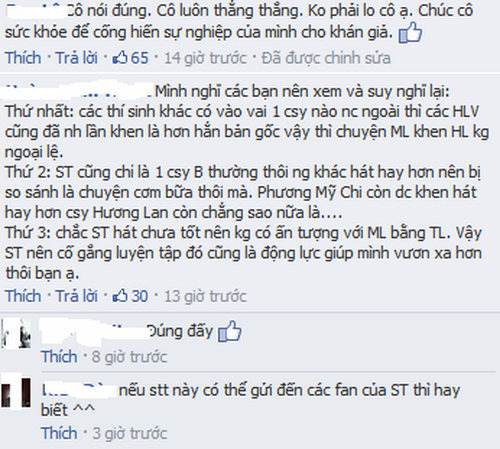 Cũng c&oacute; những &yacute; kiến &ocirc;n h&ograve;a l&ecirc;n tiếng.