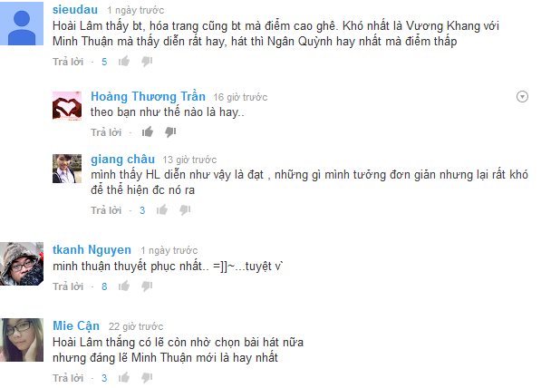 Phần đ&ocirc;ng kh&aacute;n giả kh&ocirc;ng h&agrave;i l&ograve;ng với số điểm gi&agrave;nh cho Ho&agrave;i L&acirc;m