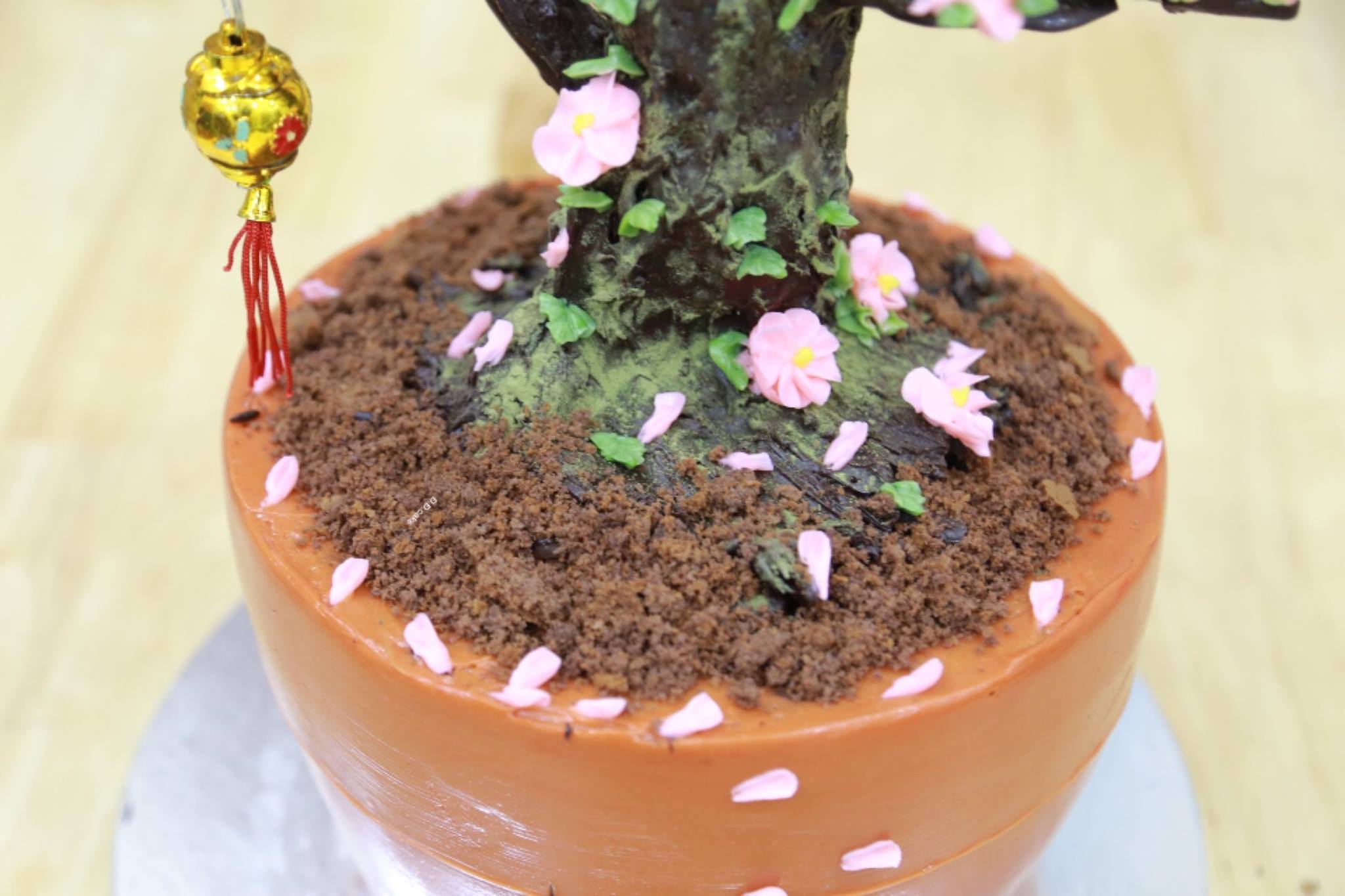 Bánh kem bơ tết Nguy&ecirc;n đ&aacute;n Đinh Dậu 2017 được làm theo c&ocirc;ng ngh&ecirc;̣ Hàn Qu&ocirc;́c