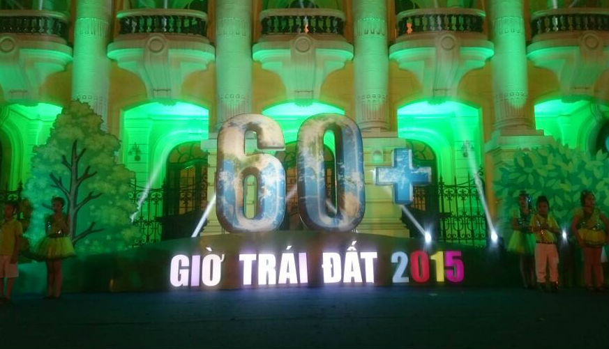 Giờ Tr&aacute;i Đất 2015 với th&ocirc;ng điệp 'Tiết kiệm 13WIN là nhà cái uy tín top đầu Châu Á, ứng ph&oacute; biến đổi kh&iacute; hậu'