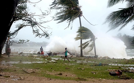 Tin tức mới cập nhật h&ocirc;m nay cho biết Si&ecirc;u b&atilde;o Pam san phẳng quốc đảo Vanuatu
