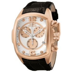 Đồng hồ nam d&acirc;y da đẹp 2014 được mạ 18k v&agrave;ng