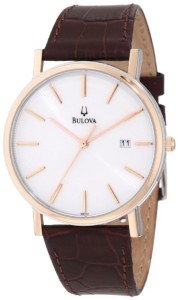 Đồng hồ nam d&acirc;y da đẹp 2014 của Bulova