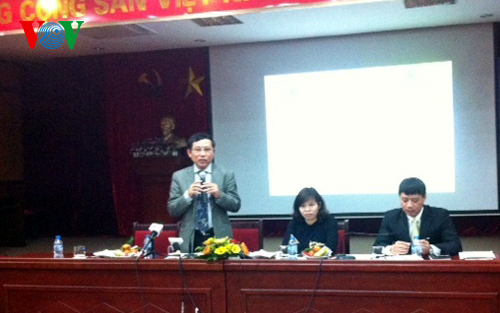 &Ocirc;ng Ho&agrave;ng Đức Cường th&ocirc;ng tin về dự b&aacute;o thời tiết 2015