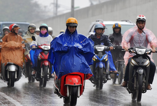 Dự b&aacute;o thời tiết h&ocirc;m nay ng&agrave;y 24/4/2015: Bắc Bộ c&oacute; mưa r&agrave;o rải r&aacute;c 