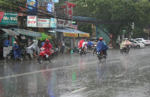 Dự b&aacute;o thời tiết ng&agrave;y mai 11/7/2015: Bắc Bộ c&oacute; mưa, mưa r&agrave;o 