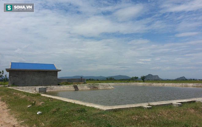 Hồ nước nơi 3 em nhỏ đuối nước. Ảnh: Soha