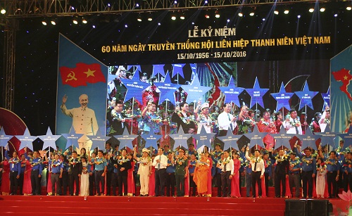 Chủ tịch nước dự lễ kỷ niệm 60 năm Hội Li&ecirc;n hi&ecirc;̣p Thanh ni&ecirc;n Vi&ecirc;̣t Nam