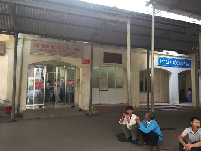  Bệnh viện 103 nơi c&ocirc;ng nh&acirc;n L&ecirc; Văn Linh đang nằm điều trị. Ảnh: C&ocirc;ng an nh&acirc;n d&acirc;n