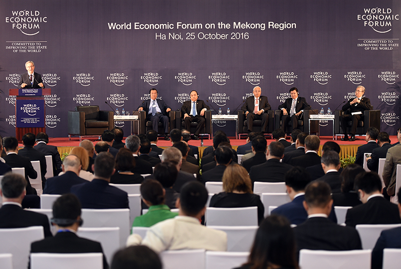  To&agrave;n cảnh phi&ecirc;n khai mạc Hội nghị Diễn đ&agrave;n Kinh tế Thế giới về Mekong (WEF-Mekong) 