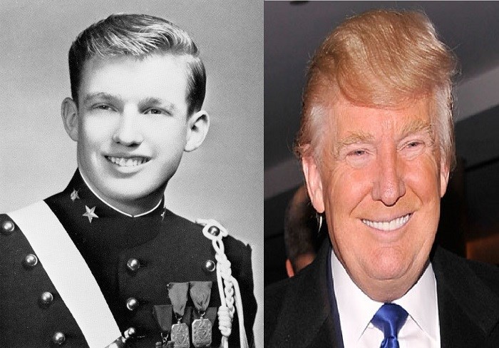 &Ocirc;ng Donald Trump theo học tại Đại học Fordham hai năm. 