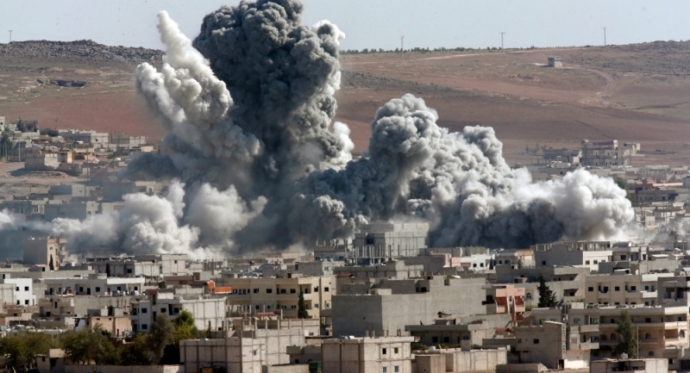  Chiến sự Syria: Nga ph&aacute;t động tấn c&ocirc;ng chớp nho&aacute;ng hủy diệt IS tại Syria