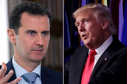  Chiến sự Syria: Tổng thống Syria sẵn s&agrave;ng hợp t&aacute;c với &ocirc;ng Donald Trump