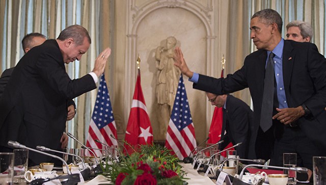  Chiến sự Syria:Tổng thống Thổ Nhĩ Kỳ Erdogan v&agrave; Tổng thống Mỹ Obama