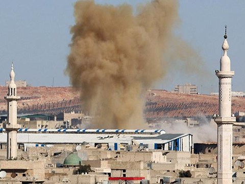  Chiến sự Syria: M&ocirc;̣t góc thành ph&ocirc;́ Aleppo vừa bị t&acirc;́n c&ocirc;ng
