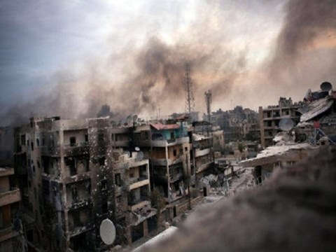 Chiến sự Syria: Giao tranh tại Aleppo, Syria đ&atilde; khiến nhiều khu vực đ&ocirc;ng d&acirc;n cư bị t&agrave;n ph&aacute; nặng nề