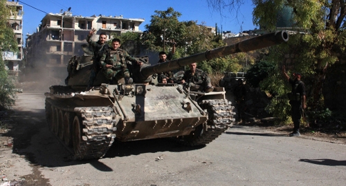  Chiến sự Syria: Binh sĩ qu&acirc;n đội Syria.