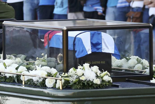 Cuba đưa thi h&agrave;i đồng ch&iacute; Fidel Castro đi v&ograve;ng quanh Đăng Ký 13Winvn Com Chính Thức. Ảnh: Reuters 