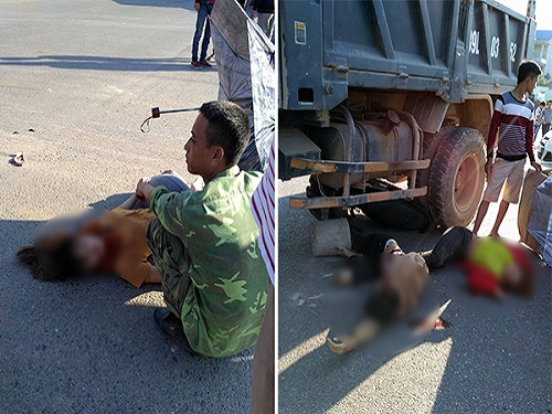 Tai nạn giao th&ocirc;ng nghi&ecirc;m trọng ng&agrave;y 2/12: Hai nam sinh bị xe tải k&eacute;o l&ecirc; h&agrave;ng chục m&eacute;t