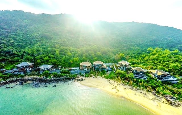 InterContinental Danang nh&igrave;n từ tr&ecirc;n cao