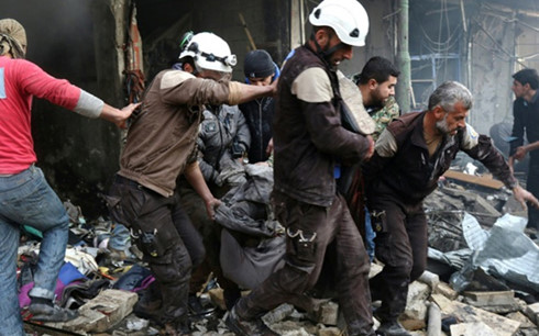 Chiến sự Syria: Chiến sự ở th&agrave;nh phố Aleppo, Syria vẫn đang diễn ra rất &aacute;c liệt. Ảnh: AFP