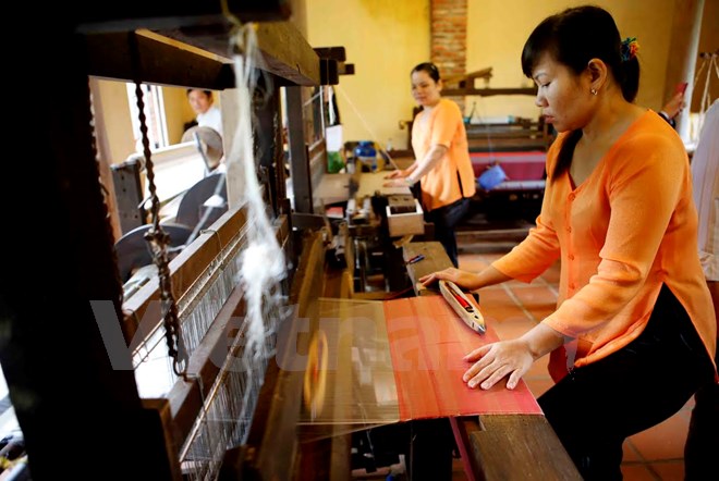  Ng&agrave;y hội văn h&oacute;a Tơ lụa Việt Nam-ASEAN. Ảnh: VietnamPlus