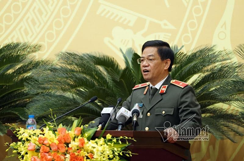  Gi&aacute;m đốc C&ocirc;ng an TP H&agrave; Nội Đo&agrave;n Duy Khương. Ảnh: Vietnamnet