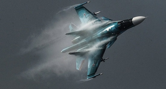  Khủng bố IS: M&aacute;y bay chiến đấu Su-34 của Nga