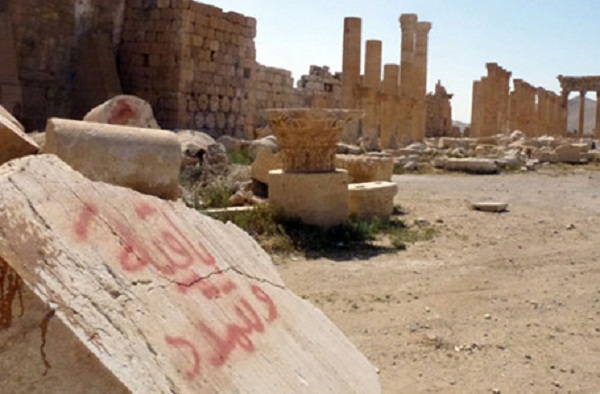 Chiến tranh Syria: Th&agrave;nh phố cổ Palmyra. Ảnh: AFP