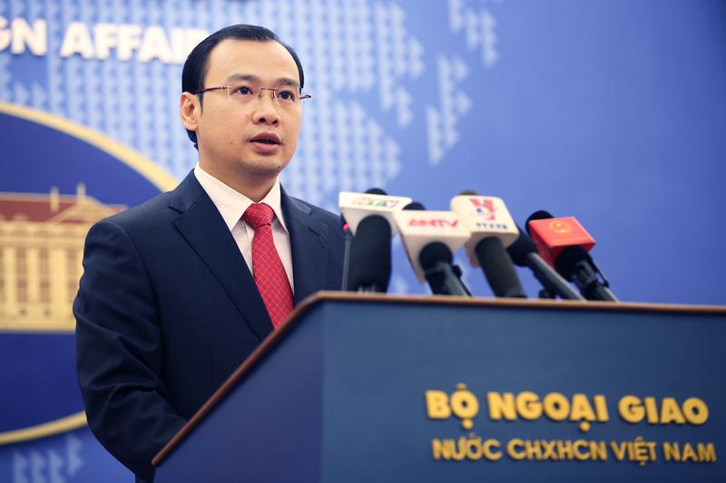  Người Ph&aacute;t ng&ocirc;n Bộ Ngoại giao Việt Nam L&ecirc; Hải B&igrave;nh
