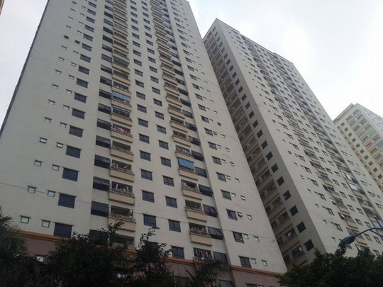Khu chung cư Đại Thanh đang c&oacute; 4 vi phạm hết sức nghi&ecirc;m trọng. Ảnh: Người Lao Động