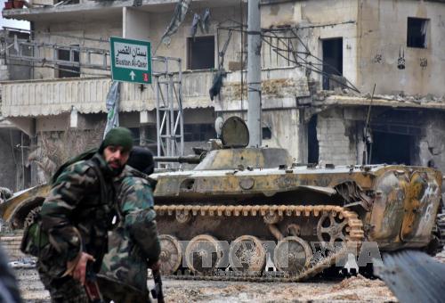  Chiến sự Syria mới nhất h&ocirc;m nay đề cập đến vấn đề Ngoại trưởng Nga, Iran, Thổ Nhĩ Kỳ điện đ&agrave;m về chiến sự tại Syria. Ảnh: EPA/TTXVN