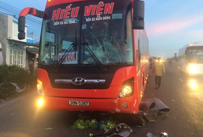  Vụ tai nạn giao th&ocirc;ng ở B&igrave;nh Thuận s&aacute;ng 1/1 l&agrave;m một người tử vong