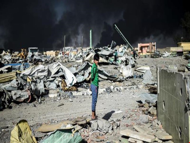  Một trận kh&ocirc;ng k&iacute;ch ở chiến sự Syria h&ocirc;m 29/10/2016. Ảnh: AFP