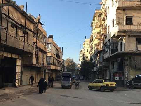 Chiến sự Syria: Th&agrave;nh phố cổ Aleppo, Syria